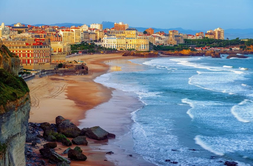 Biarritz Beach, Nouvelle-Aquitaine, France